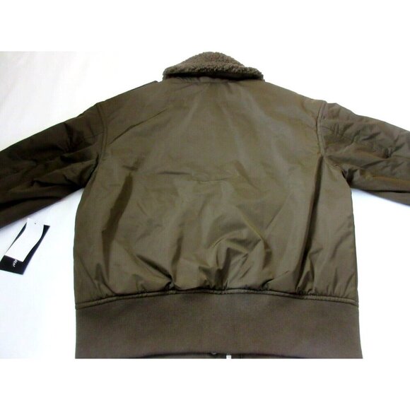 Vans x Curren x Knost Women's Full Zipper Bomber Jacket Demitasse Brown NWT - Picture 5 of 6